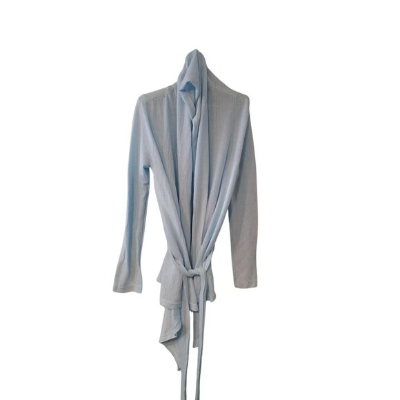 Fresh Produce nwt pointelle wrap cardigan womens M L Cool Breeze USA - Picture 1 of 5